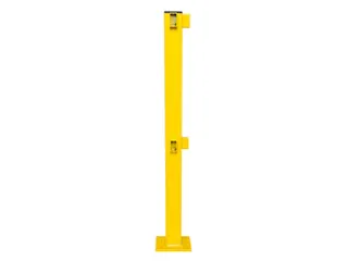 aanrijdbeschermingsplank,hoekpaal,v. binnen,HxBxD 1000x70x70mm,staal - 1