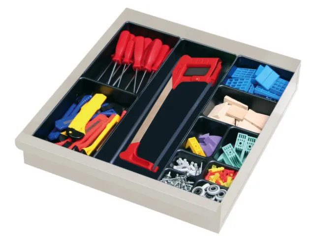 Lade Voor Draaideurkast Ral7035