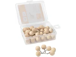 Punaises Nobo hout voor memobord 40 stuks
