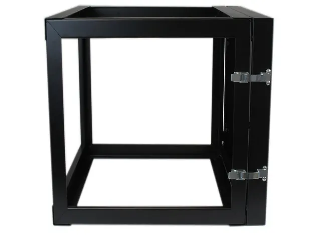 12U 22Inch Diep Scharnierend Open Frame Serverrack Wandmontage