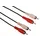 2 x RCA Audioplug Naar 2 x RCA Audioplug / Basis / 1.50m / Verguld