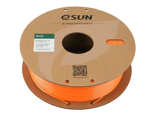 eSUN 3D printer Filament PETG 1,75mm Solide Oranje 1kg