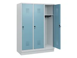 schoollocker,HxBxD 1630x1200x500mm,3vak,vak B 400mm,draaigrendel