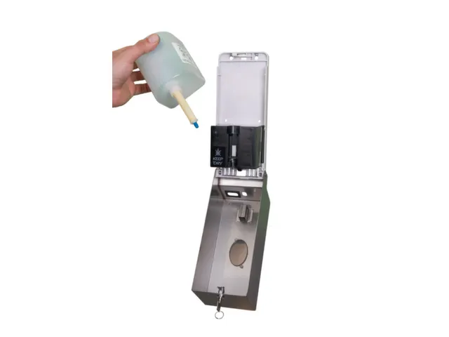 ontsmettingsmiddeldispenser,HxBxD 270x110x115mm,inhoud 0,8l