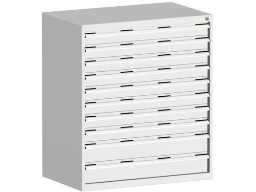 ladekast HxBxD 1200x1050x650mm 10laden zware lasten RAL7035