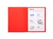 100 dossiermappen FOREVER 250 100%gerecycleerd 24x32cm Rood