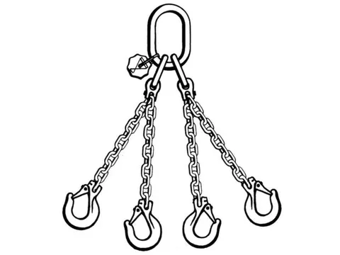 Hijsketting 4 Sprong Draagverm. 11.2t Nuttige L 1m Niet Te Verkorten
