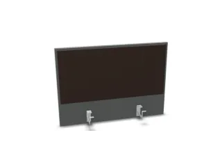 opzetpaneel bureau aanbouw achter MS-donkergrijs BN2036-bruin 800mm - 1