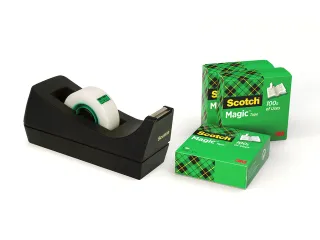 Plakbandhouder Scotch Met 4 Rollen Magic 810 19Mmx33M - 1