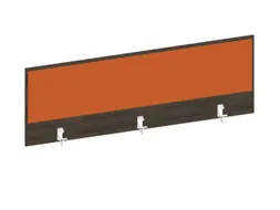 baliepaneel bureau aanbouw achter NV bruin hickory oranje 1400mm