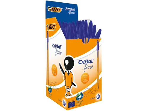 Balpen Bic Cristal fijn blauw