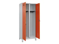 locker voor scheiding van kleding,HxBxD 1950x800x500mm,2vak