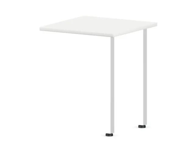 aanbouwtafel,i.h.v.,HxBxD 720-840x600x600mm,Bl-wit