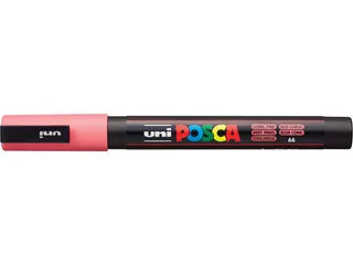 uni-ball Paint Marker op waterbasis Posca PC-3M koraalrood - 2