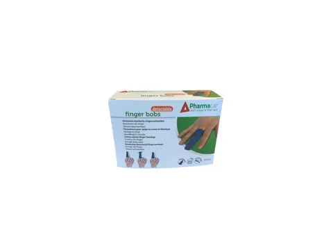 Quick Q102228 vingerbobs, blauw, per 50 stuks