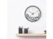 Horloge murale 30cm - Silencieux - Plastique - nXt Dropped Numbers