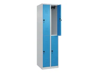 dubbeldekse locker,HxBxD 1850x500x500mm,2x2vak.,vak B 250mm - 2