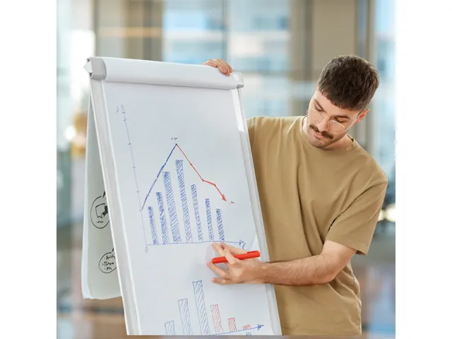 BRASQ Flipover Mobiel 70x100cm Magnetisch Wit inclusief accessoires