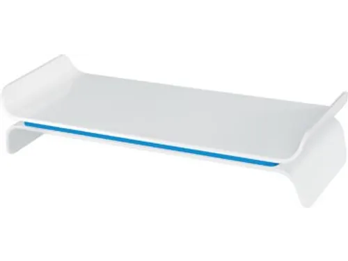 Ergo WOW verstelbare monitorstandaard, wit-blauw