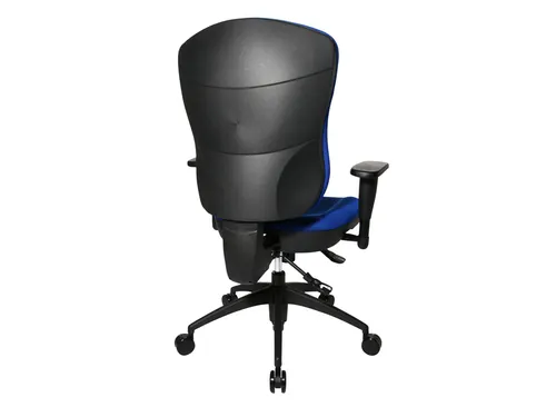 Bureaustoel Topstar Wellpoint 30 SY blauw stof