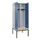 locker met bank,voor scheiding van kleding,HxBxD 2120x800x815mm,2vak