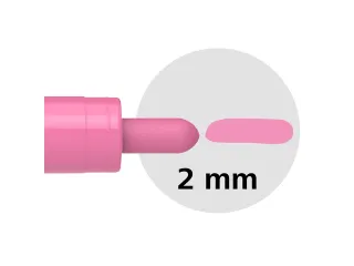 Acrylmarker Schneider Paint-It 310 2mm pastel roze - 6