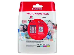 Canon CLI-581XL Value Pack Inkt + 50 Vel 10x15 Fotopapier