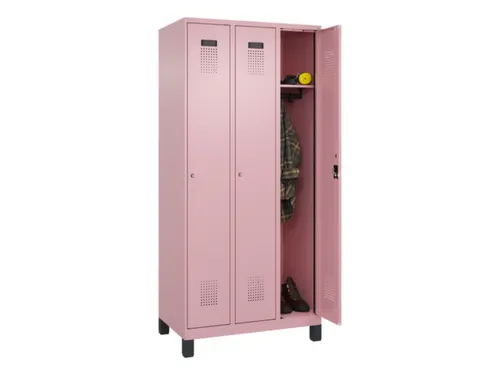 locker,HxBxD 1950x900x500mm,3vak,vak B 300mm,cil.-slot,voeten