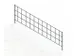 grille de séparation,p. rayonnage sans boulons,HxP 150x600mm