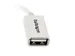 Câble adaptateur Micro USB vers USB Host OTG M/F Blanc 12cm