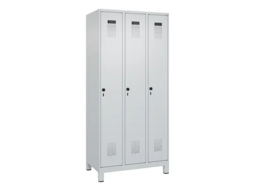 locker voor scheiding van kleding,HxBxD 1950x900x500mm,3vak