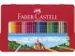 Kleurpotlood Faber-Castell Castle zeskantig metalen etui met 36 stuks