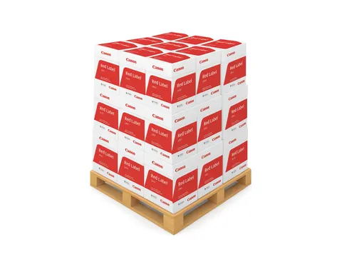 Kopieerpapier Red Label Zero A4 80 Gram Wit Halve Pallet