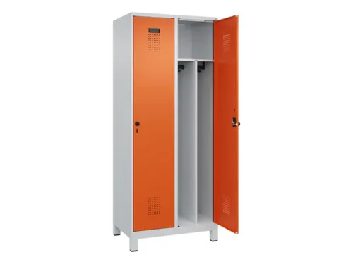 locker voor scheiding van kleding,HxBxD 1950x800x500mm,2vak