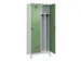 armoire vestiaire noir et blanc,HxlxP 1950x800x500mm,2compart.
