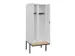 locker voor scheiding van kleding,HxBxD 2120x800x815mm,2vak
