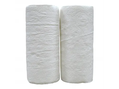 Keukenrol 2-laags Wit Cellulose 45 Vel Doos 32 Rol