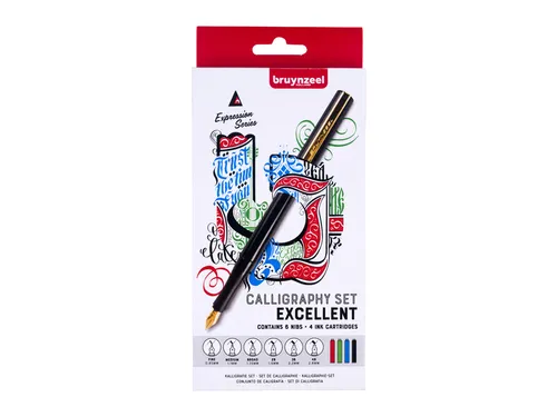 Kalligrafiepen Bruynzeel luxe set 60344014