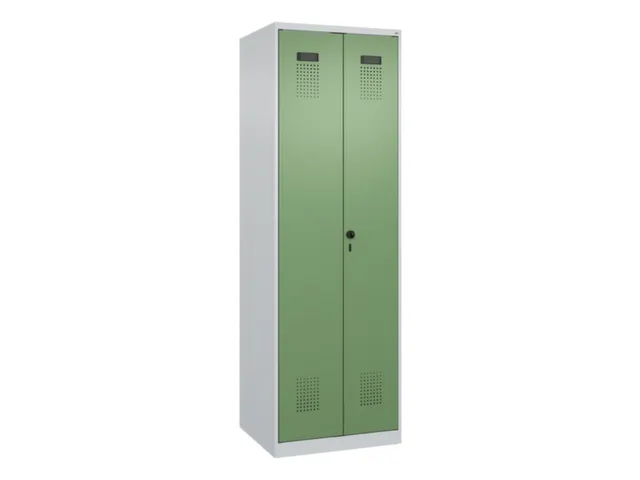 locker voor scheiding van kleding,HxBxD 1850x600x500mm,2vak