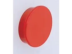 Magneten Voor Geperforeerde Platen 10-Delig Rond Rood