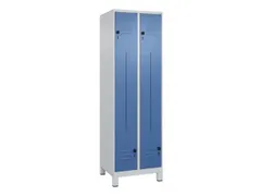 Z-garderobekast,HxBxD 1950x600x500mm,vak B 150/300mm,draaigrendel