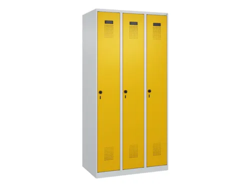 locker voor scheiding van kleding,HxBxD 1850x900x500mm,3vak