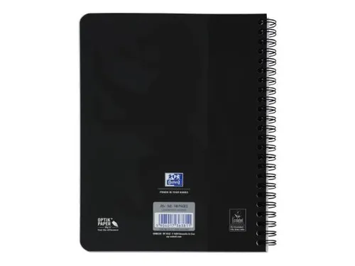 Spiraalblok Oxford Touch A5 ruit 5mm 70vel zwart