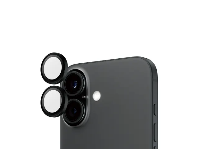 PanzerGlass Hoops Camera Lens Protector Black iPhone 16 | 16 Plus