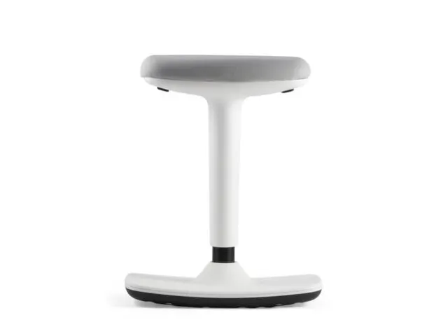 tabouret pivotant assise assise tissu gris assise H 500-750mm