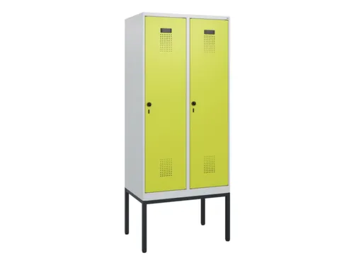 schoollocker,HxBxD 1950x800x500mm,2vak,vak B 400mm,draaigrendel