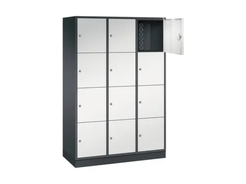 grootvolume-lockersysteem,RAL 7021/RAL 7035,HxBxD 1950x1220x500mm