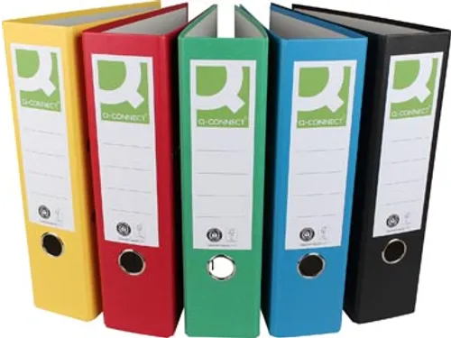 Ordner A4 uit Recycolor papier 80mm assorti
