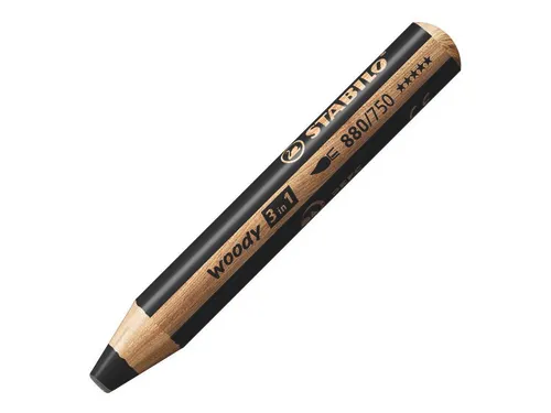 Kleurpotlood STABILO 882 woody 3-in-1 incl 4 slijpers 76 stuks assorti