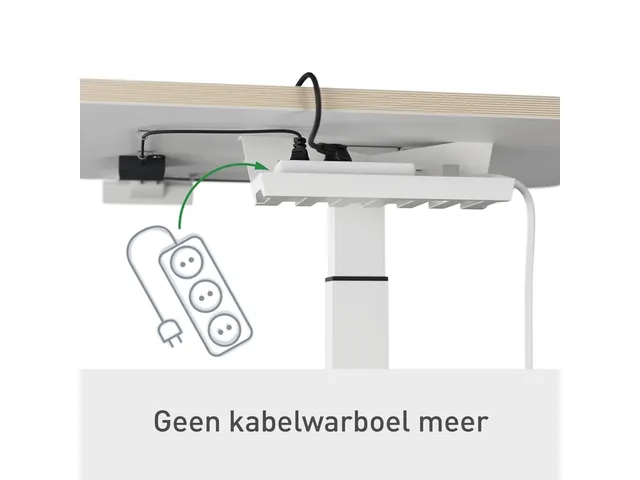 Zit-Sta bureau 80x60cm Leitz Ergo elektrisch klein